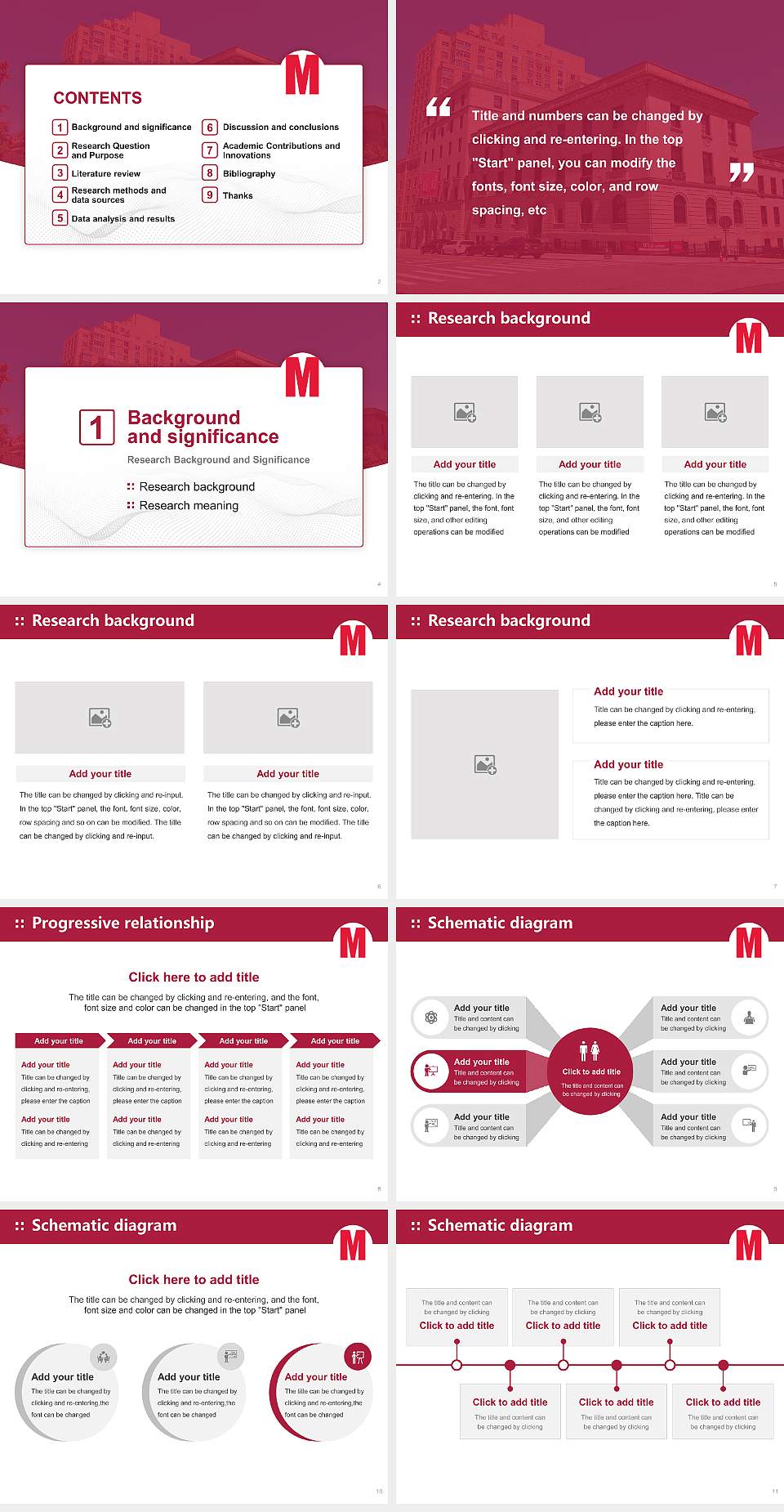 Manhattan School of Music Graduation Thesis Defense PPT Template4:3 ratio PPT effect preview image2