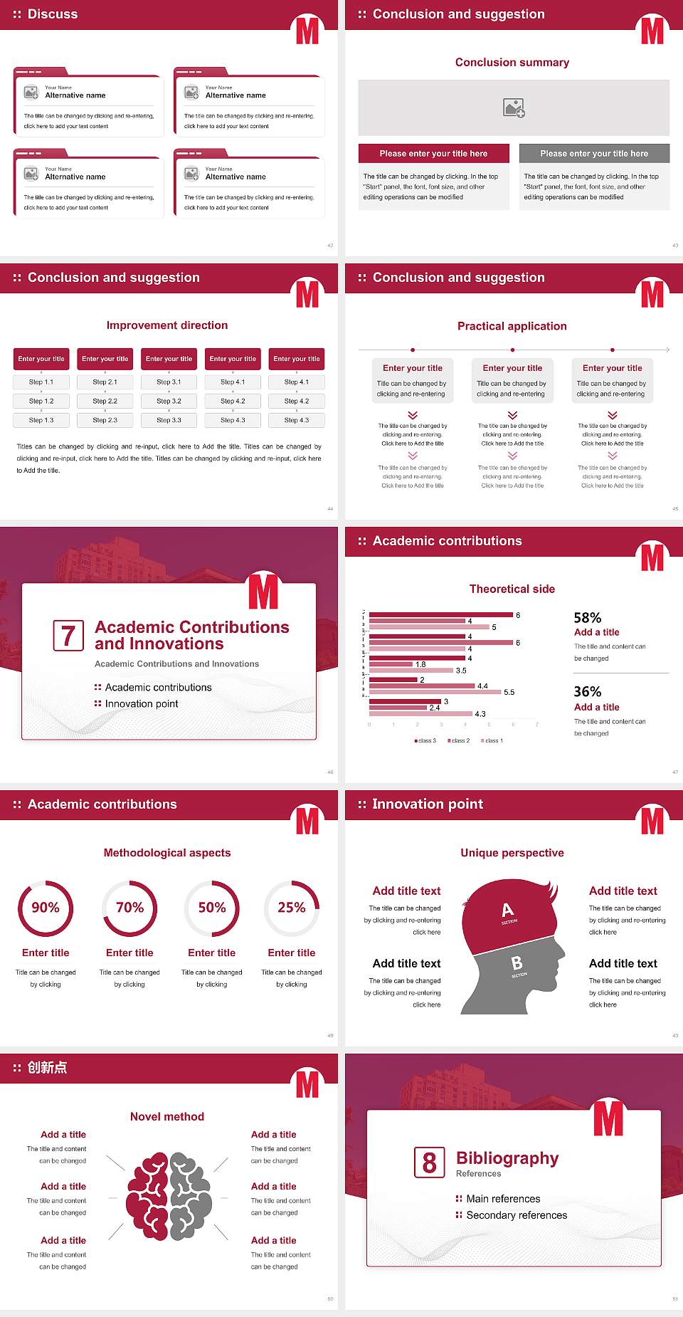 Manhattan School of Music Graduation Thesis Defense PPT Template4:3 ratio PPT effect preview image6