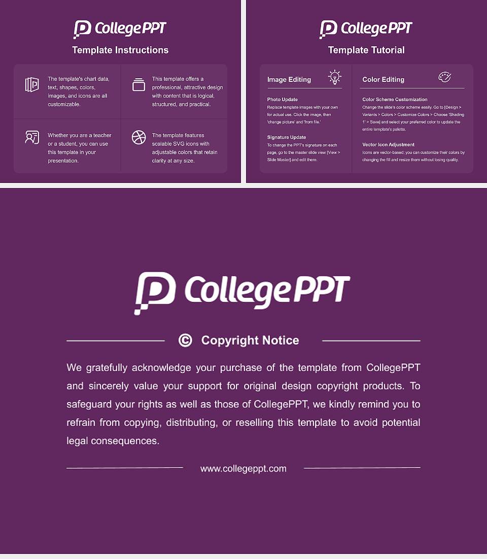 Marshall B Ketchum University Course/Courseware Creation PPT Template4:3 ratio PPT effect preview image5