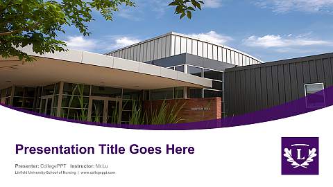 Linfield University-School of Nursing Course/Courseware Creation PPT Template