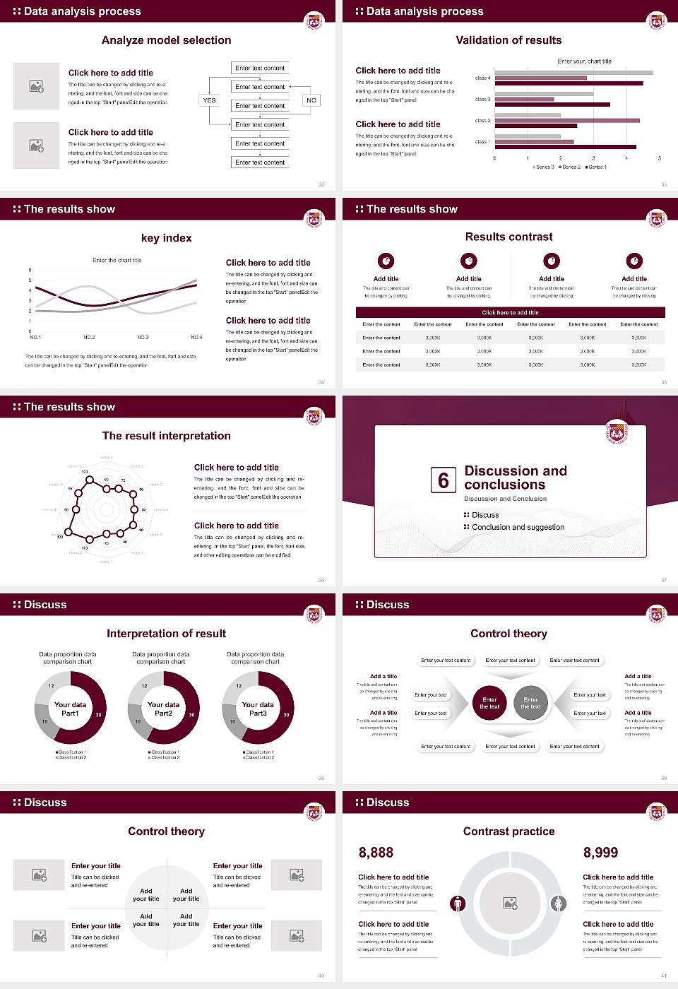 Loyola University Chicago Graduation Thesis Defense PPT Template16:9 ratio PPT effect preview image5