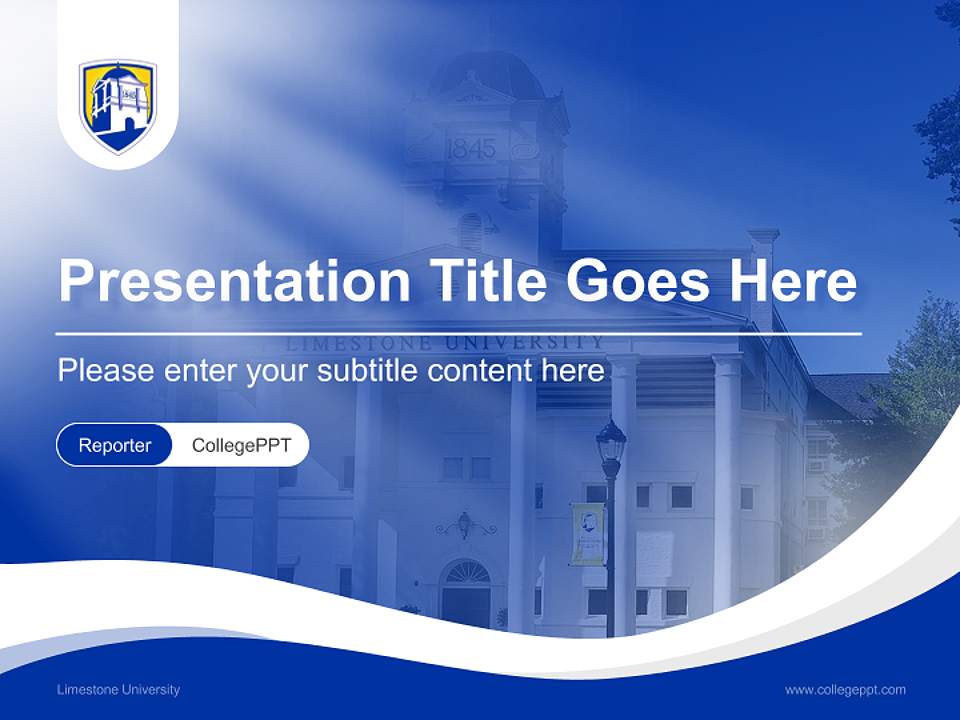Limestone University Lecture Sharing and Networking Event PPT Template4:3 ratio PPT effect preview image4