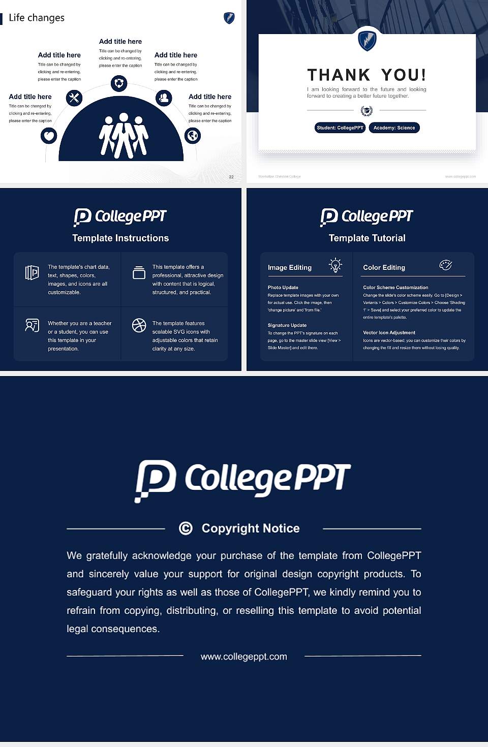 Manhattan Christian College National Scholarship Defense PPT Template4:3 ratio PPT effect preview image4