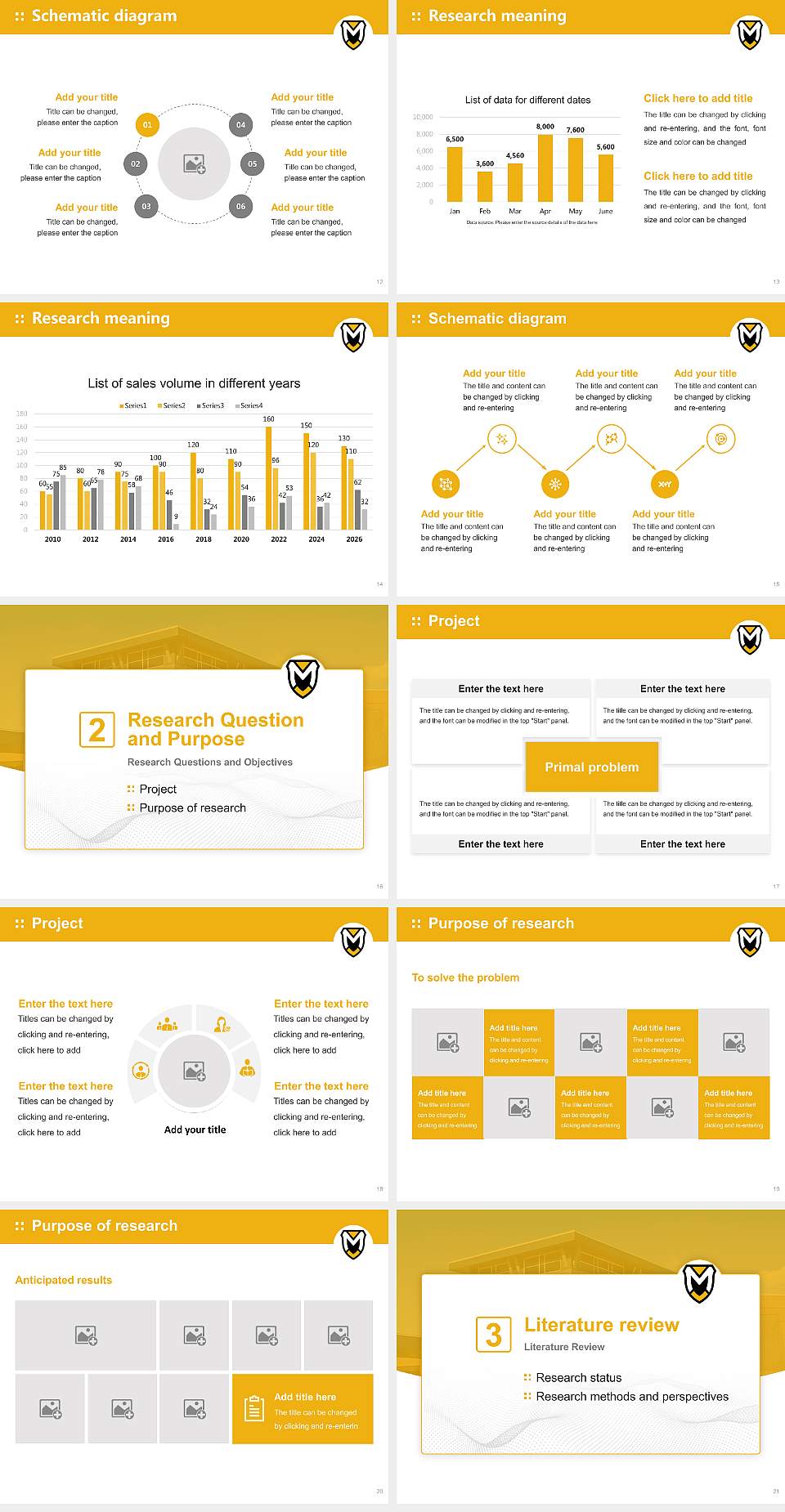 Manchester University Graduation Thesis Defense PPT Template4:3 ratio PPT effect preview image3