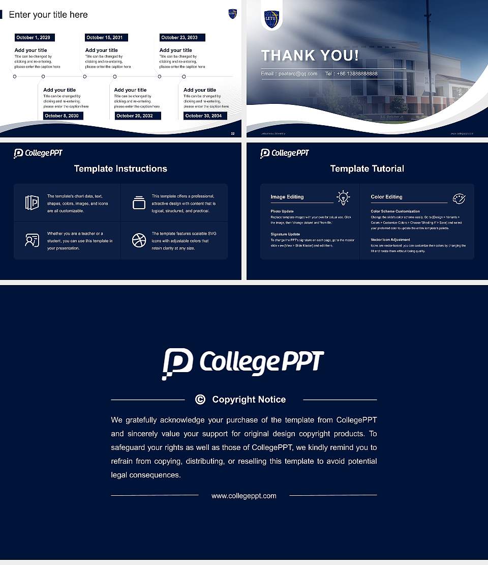 Letourneau University Lecture Sharing and Networking Event PPT Template16:9 ratio PPT effect preview image4