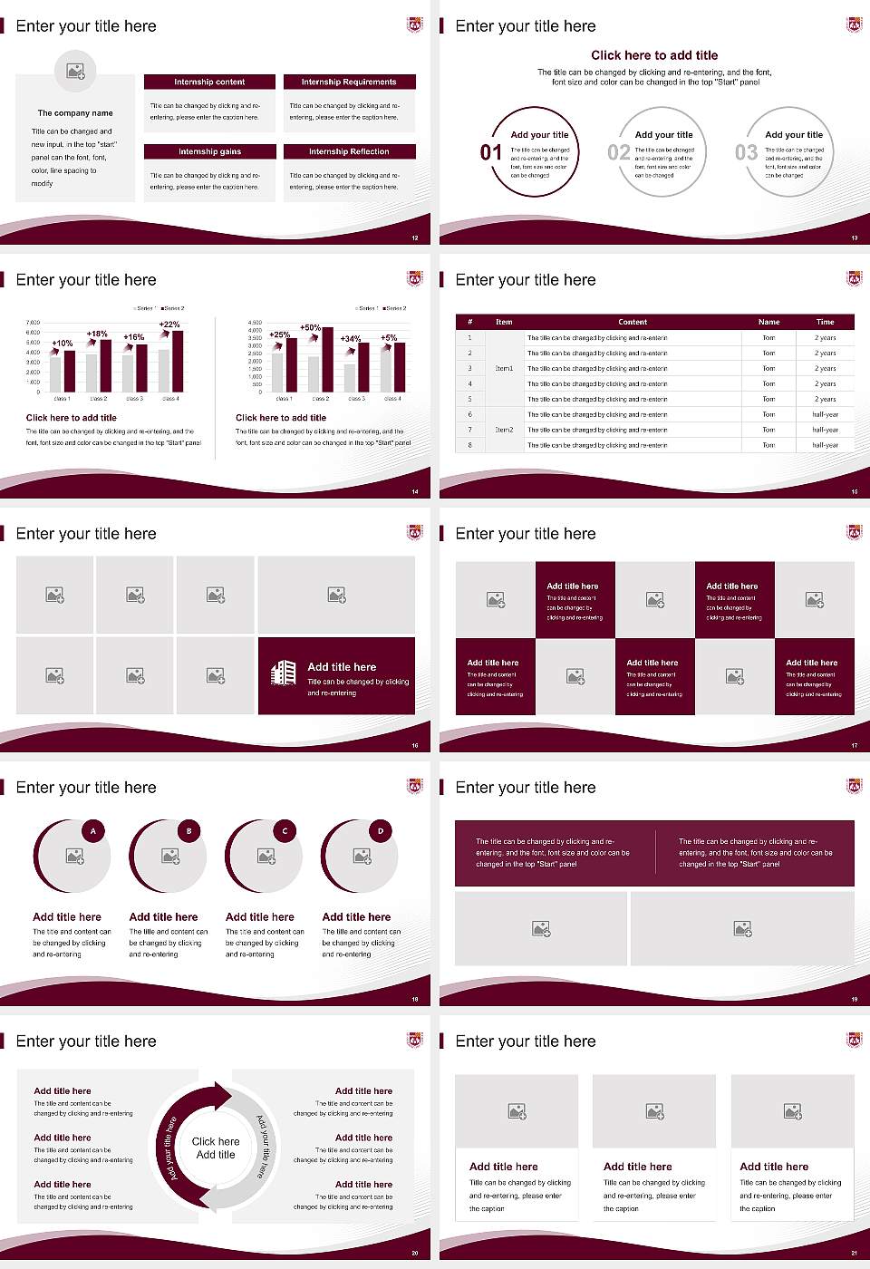 Loyola University Chicago Lecture Sharing and Networking Event PPT Template16:9 ratio PPT effect preview image3