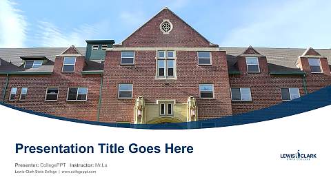 Lewis-Clark State College Course/Courseware Creation PPT Template