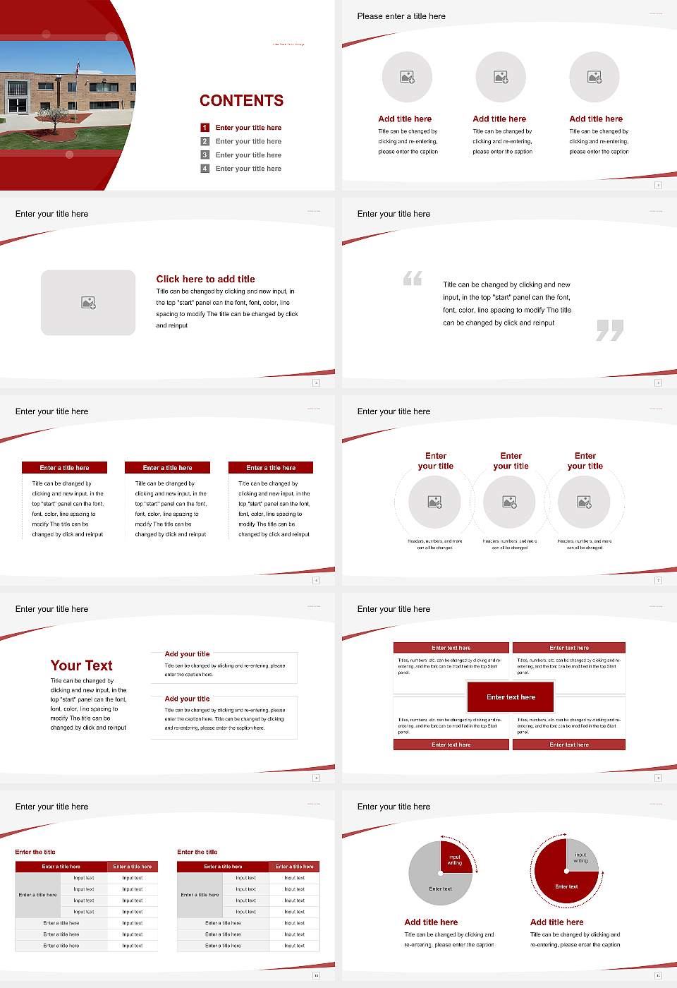 Little Priest Tribal College Course/Courseware Creation PPT Template16:9 ratio PPT effect preview image2