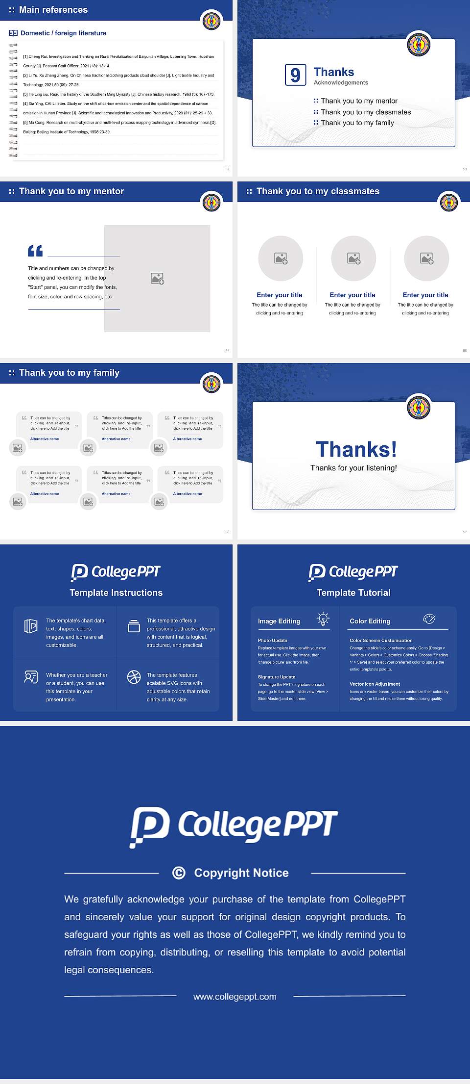 Little Big Horn College Graduation Thesis Defense PPT Template4:3 ratio PPT effect preview image7