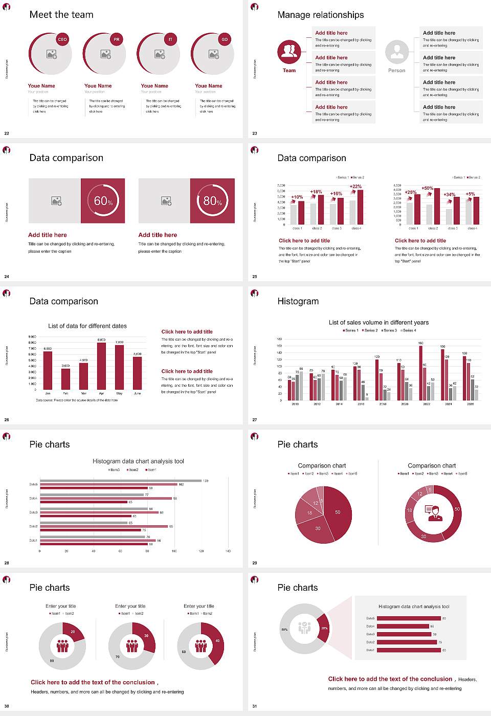 Manhattanville College Competition/Entrepreneurship Contest PPT Template16:9 ratio PPT effect preview image4
