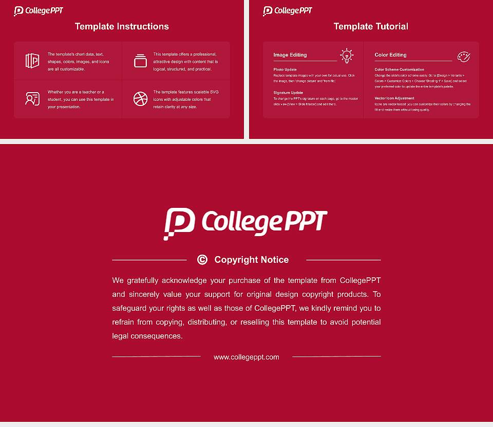 Loyola Marymount University Academic Presentation/Research Findings Report PPT Template16:9 ratio PPT effect preview image5