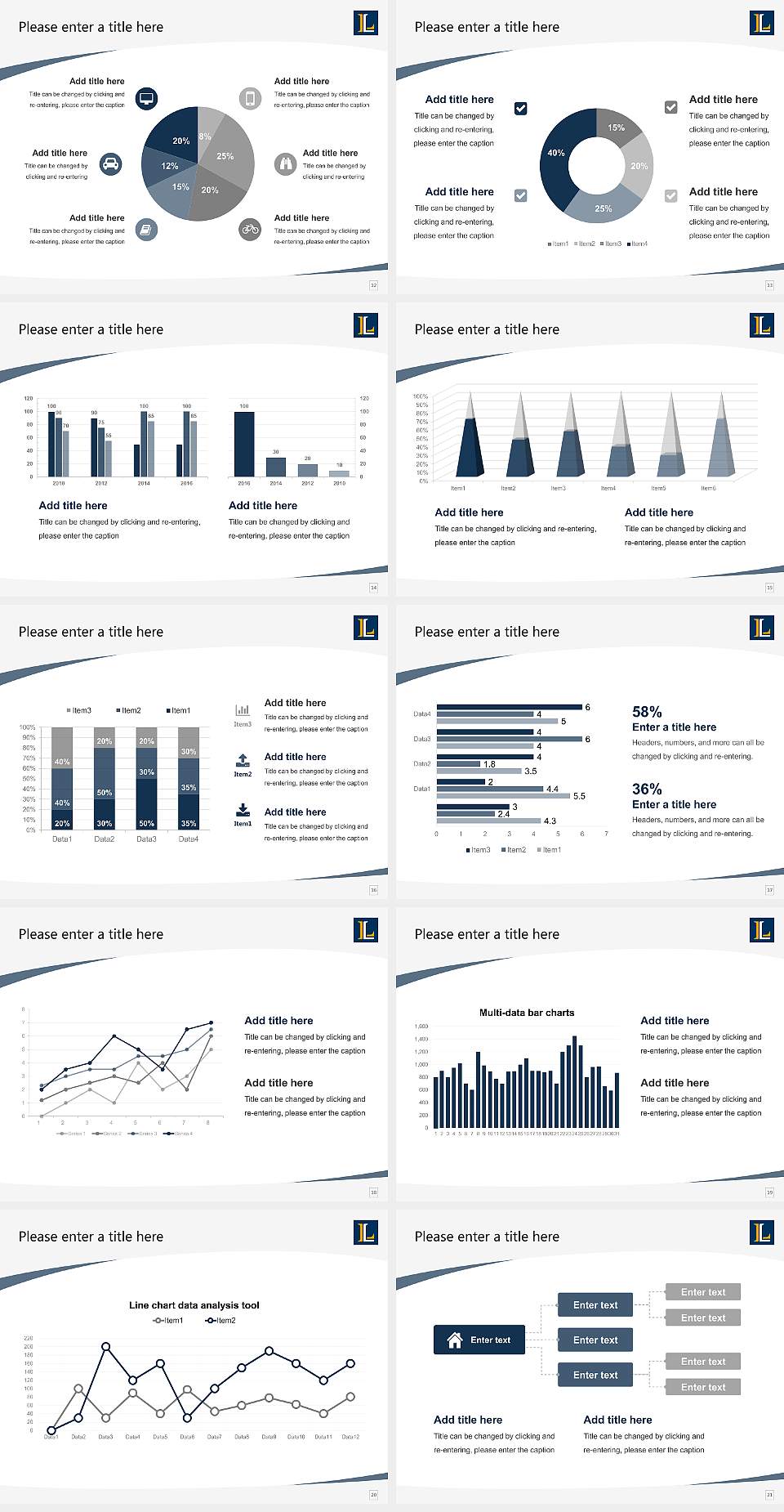 Lycoming College Course/Courseware Creation PPT Template4:3 ratio PPT effect preview image3