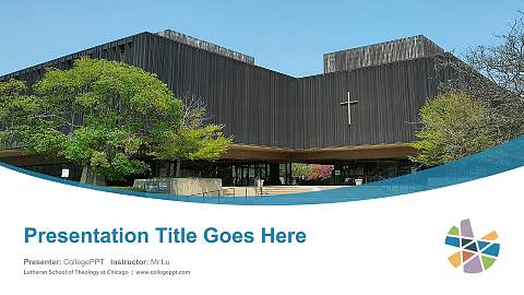 Lutheran School of Theology at Chicago Course/Courseware Creation PPT Template