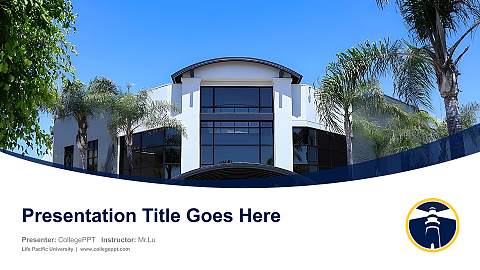Life Pacific University Course/Courseware Creation PPT Template