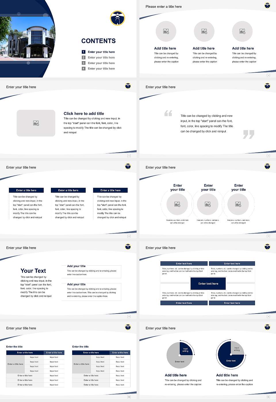 Life Pacific University Course/Courseware Creation PPT Template16:9 ratio PPT effect preview image2