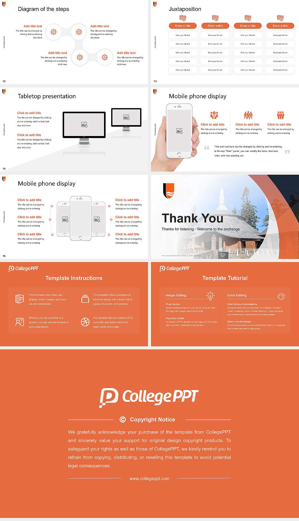 Lewis & Clark College Competition/Entrepreneurship Contest PPT Template16:9 ratio PPT effect preview image9