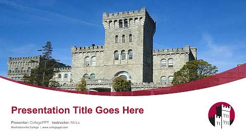 Manhattanville College Course/Courseware Creation PPT Template