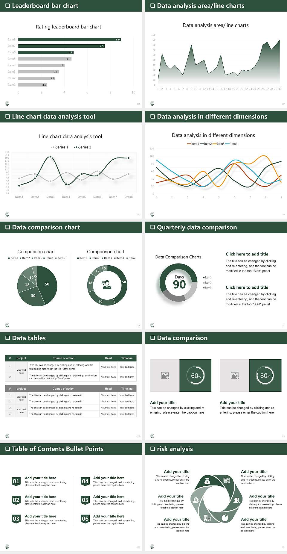 Marlboro College General Purpose PPT Template4:3 ratio PPT effect preview image4