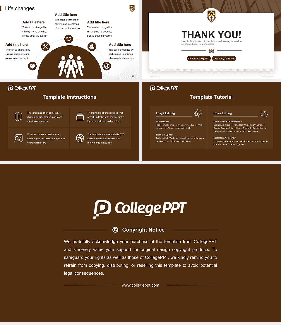 Lehigh University National Scholarship Defense PPT Template16:9 ratio PPT effect preview image4
