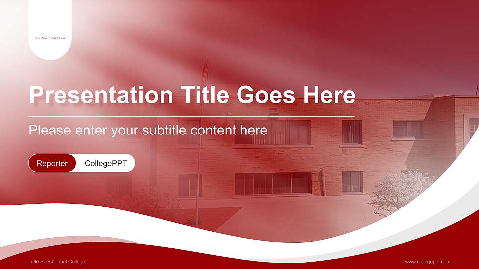 Little Priest Tribal College Lecture Sharing and Networking Event PPT Template16:9 ratio PPT effect preview image