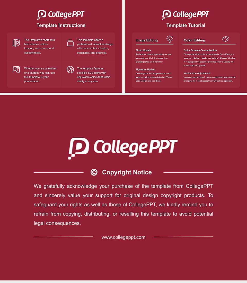 Mansfield University of Pennsylvania Course/Courseware Creation PPT Template4:3 ratio PPT effect preview image5