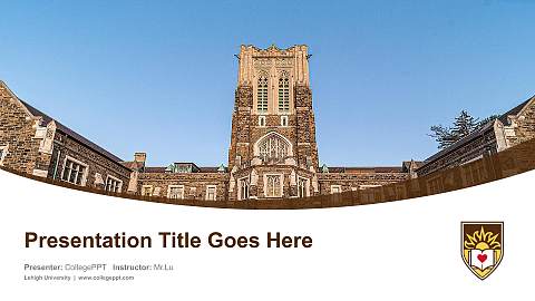 Lehigh University Course/Courseware Creation PPT Template