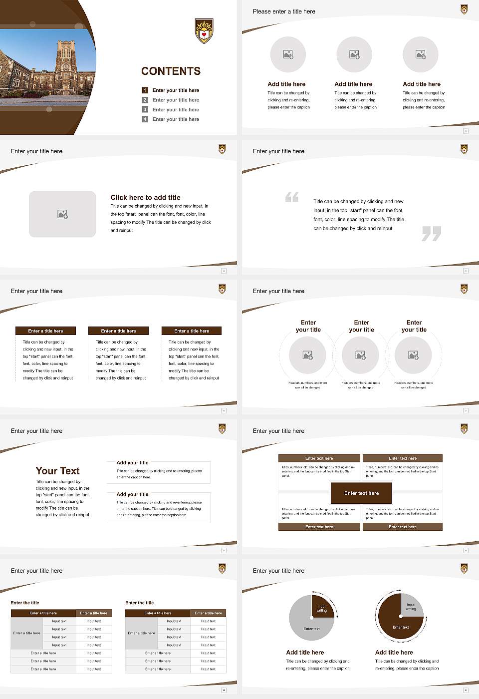 Lehigh University Course/Courseware Creation PPT Template16:9 ratio PPT effect preview image2
