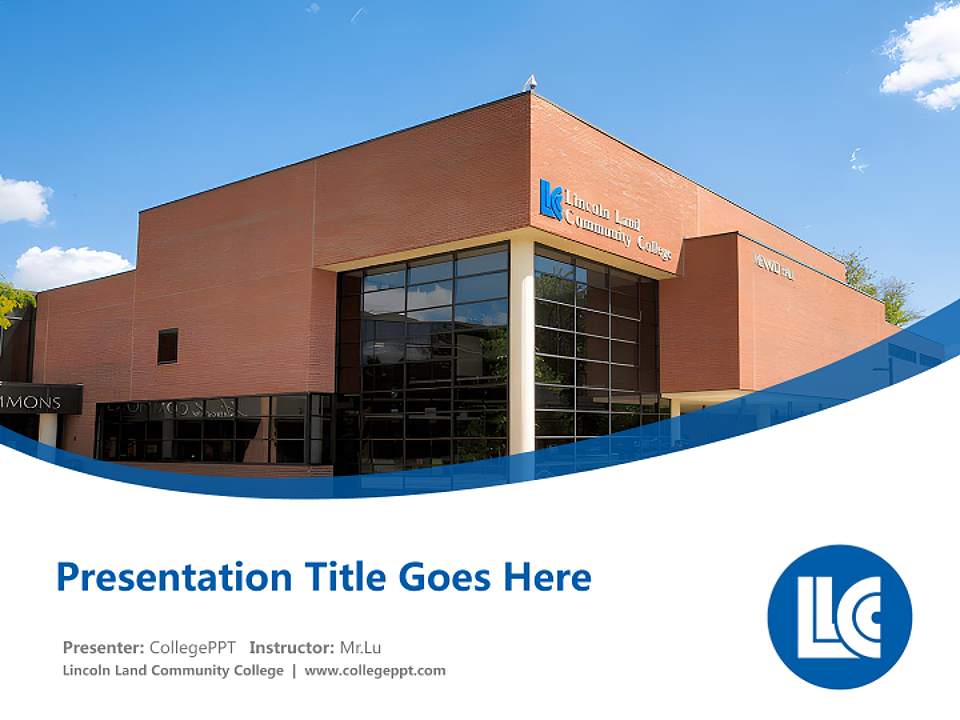 Lincoln Land Community College Course/Courseware Creation PPT Template4:3 ratio PPT effect preview image5