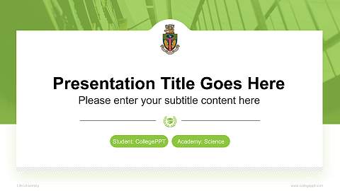 Life University National Scholarship Defense PPT Template