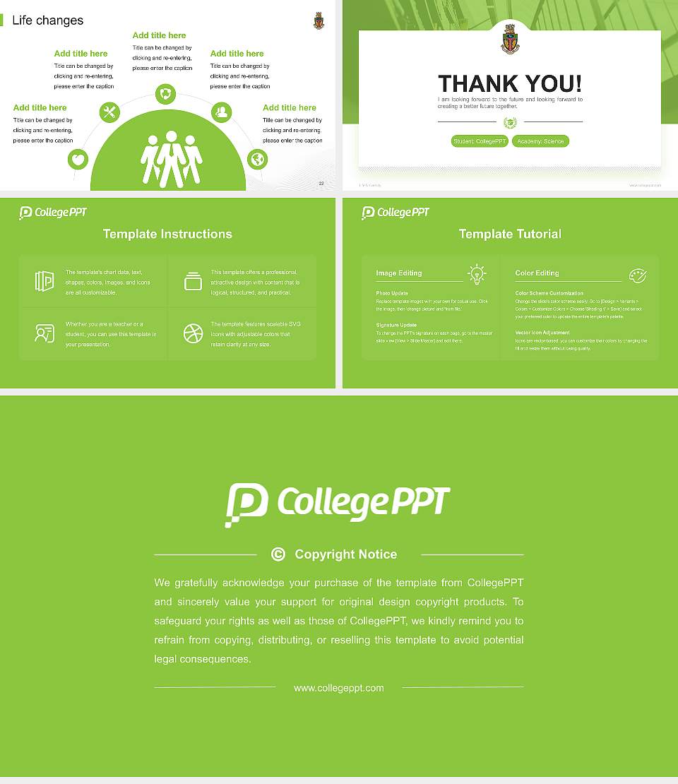 Life University National Scholarship Defense PPT Template16:9 ratio PPT effect preview image4