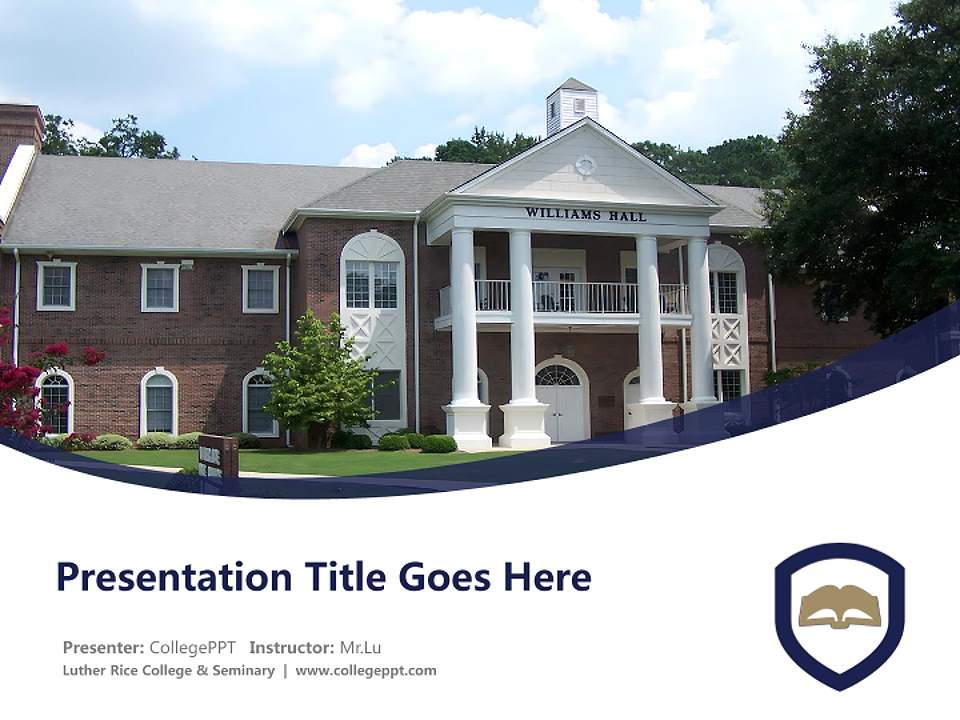 Luther Rice College & Seminary Course/Courseware Creation PPT Template4:3 ratio PPT effect preview image5