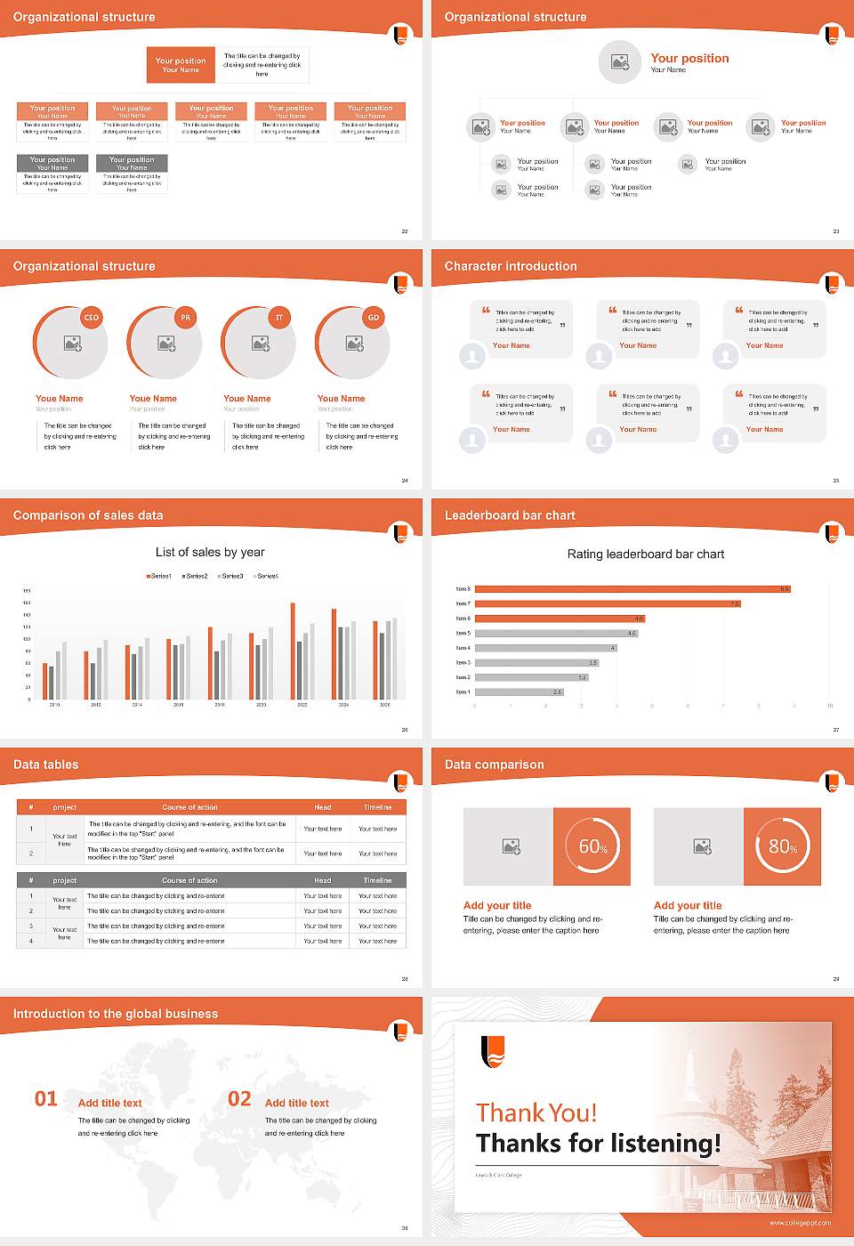 Lewis & Clark College Academic Presentation/Research Findings Report PPT Template16:9 ratio PPT effect preview image4