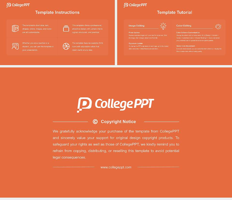 Lewis & Clark College Academic Presentation/Research Findings Report PPT Template16:9 ratio PPT effect preview image5