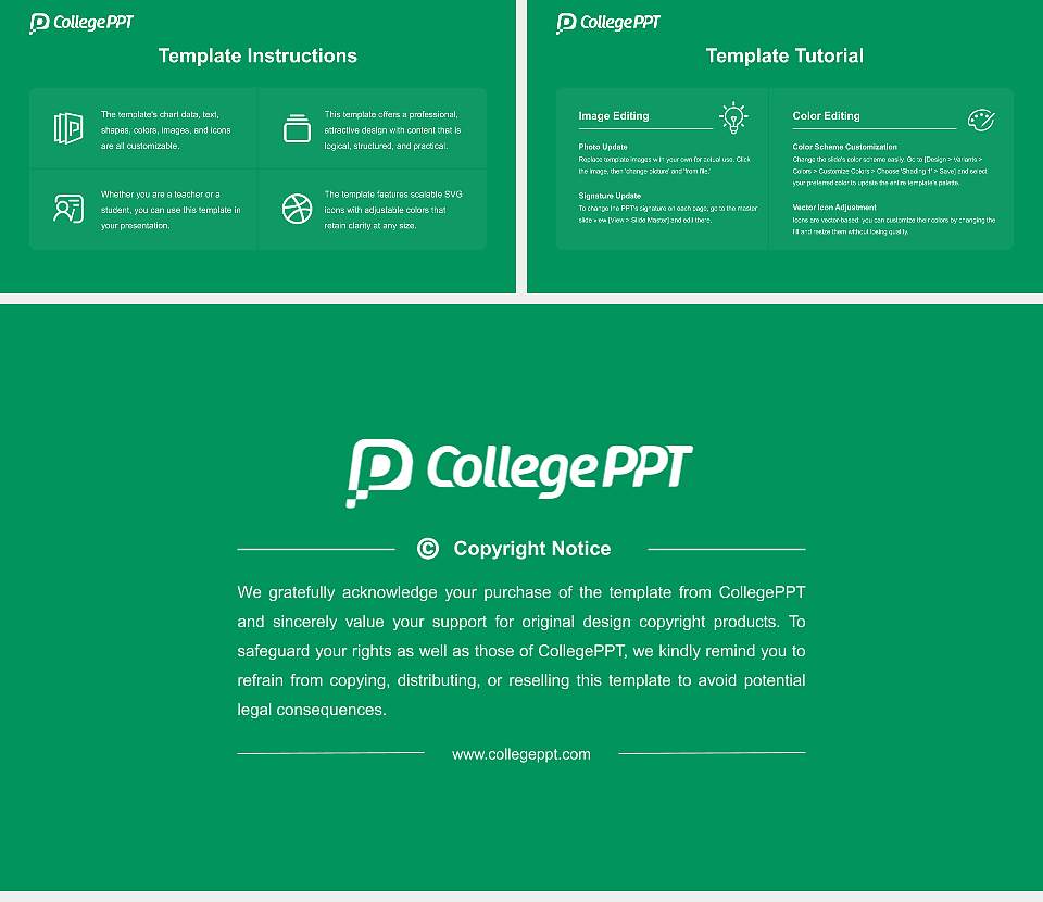 Lesley University Course/Courseware Creation PPT Template16:9 ratio PPT effect preview image5