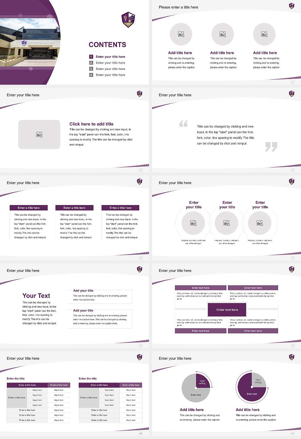 Marshall B Ketchum University Course/Courseware Creation PPT Template16:9 ratio PPT effect preview image2
