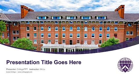 Loras College Course/Courseware Creation PPT Template
