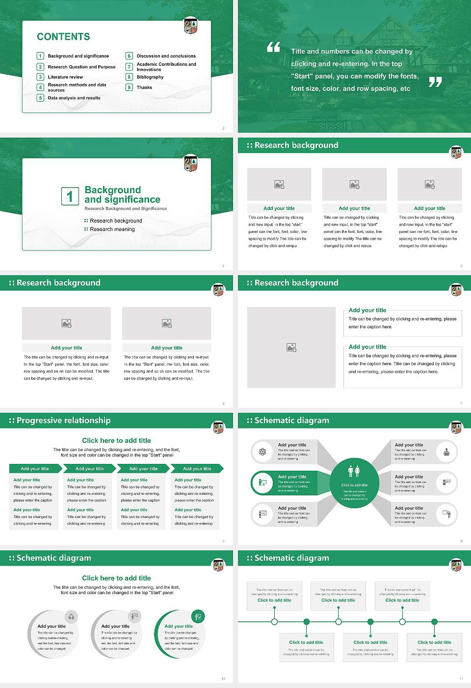 Loyola University Maryland Graduation Thesis Defense PPT Template16:9 ratio PPT effect preview image2