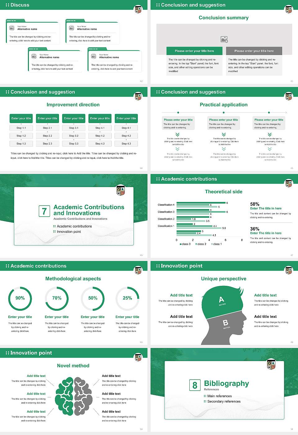Loyola University Maryland Graduation Thesis Defense PPT Template16:9 ratio PPT effect preview image6