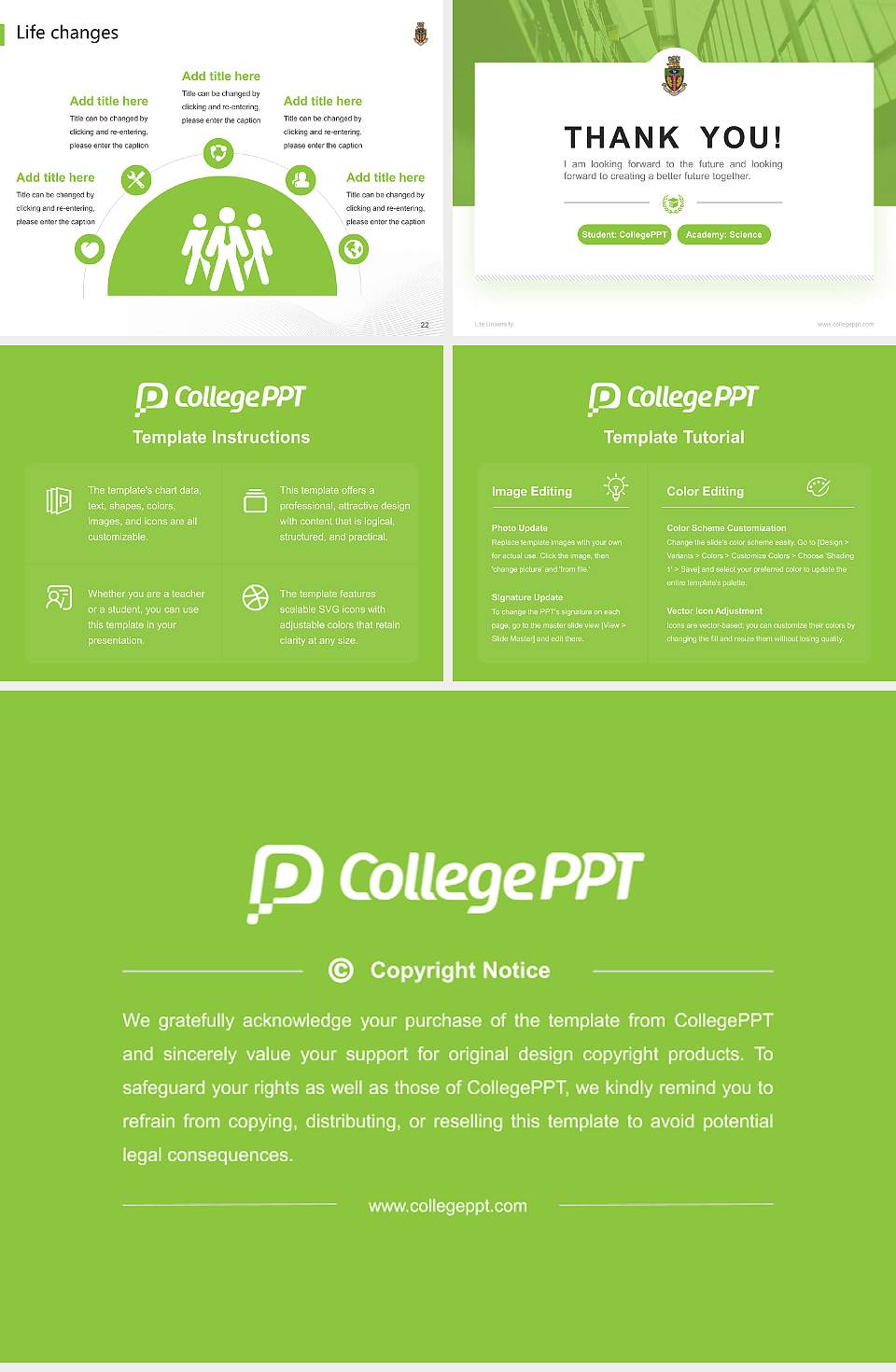 Life University National Scholarship Defense PPT Template4:3 ratio PPT effect preview image4