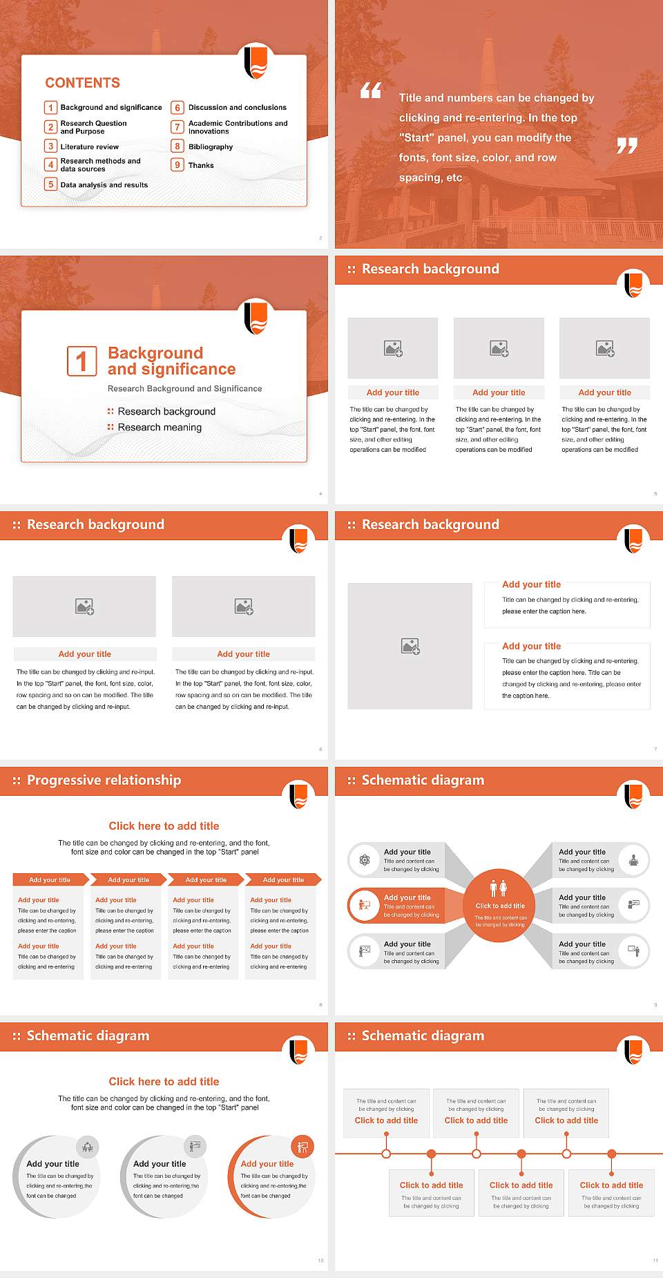 Lewis & Clark College Graduation Thesis Defense PPT Template4:3 ratio PPT effect preview image2