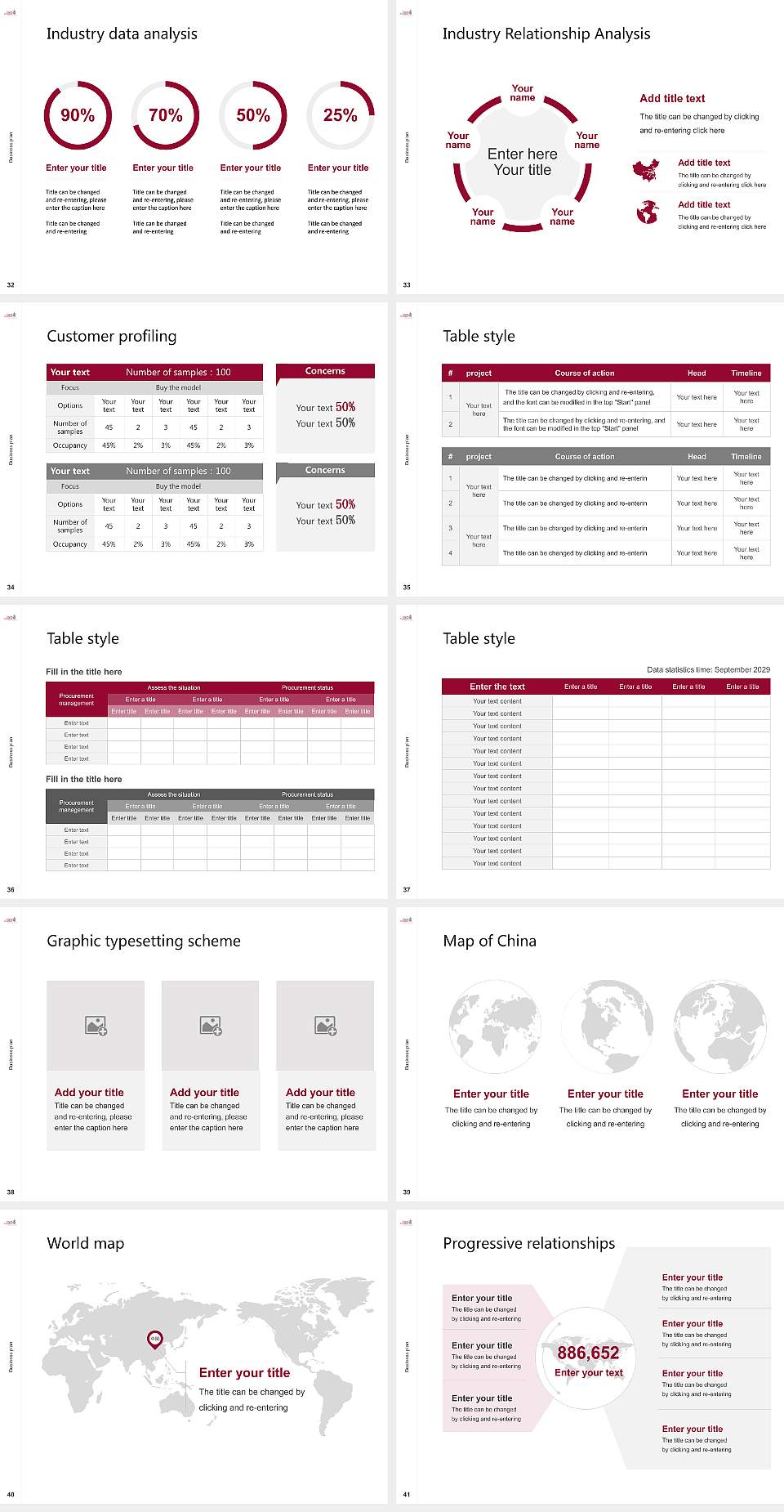 Lewis University Competition/Entrepreneurship Contest PPT Template4:3 ratio PPT effect preview image5