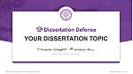 Lincoln College (Illinois) Graduation Thesis Defense PPT Template