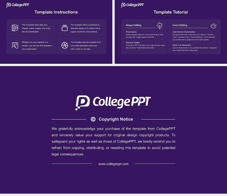 Louisiana State University-Alexandria Academic Presentation/Research Findings Report PPT Template16:9 ratio PPT effect preview image5