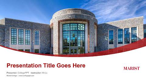 Marist College Course/Courseware Creation PPT Template