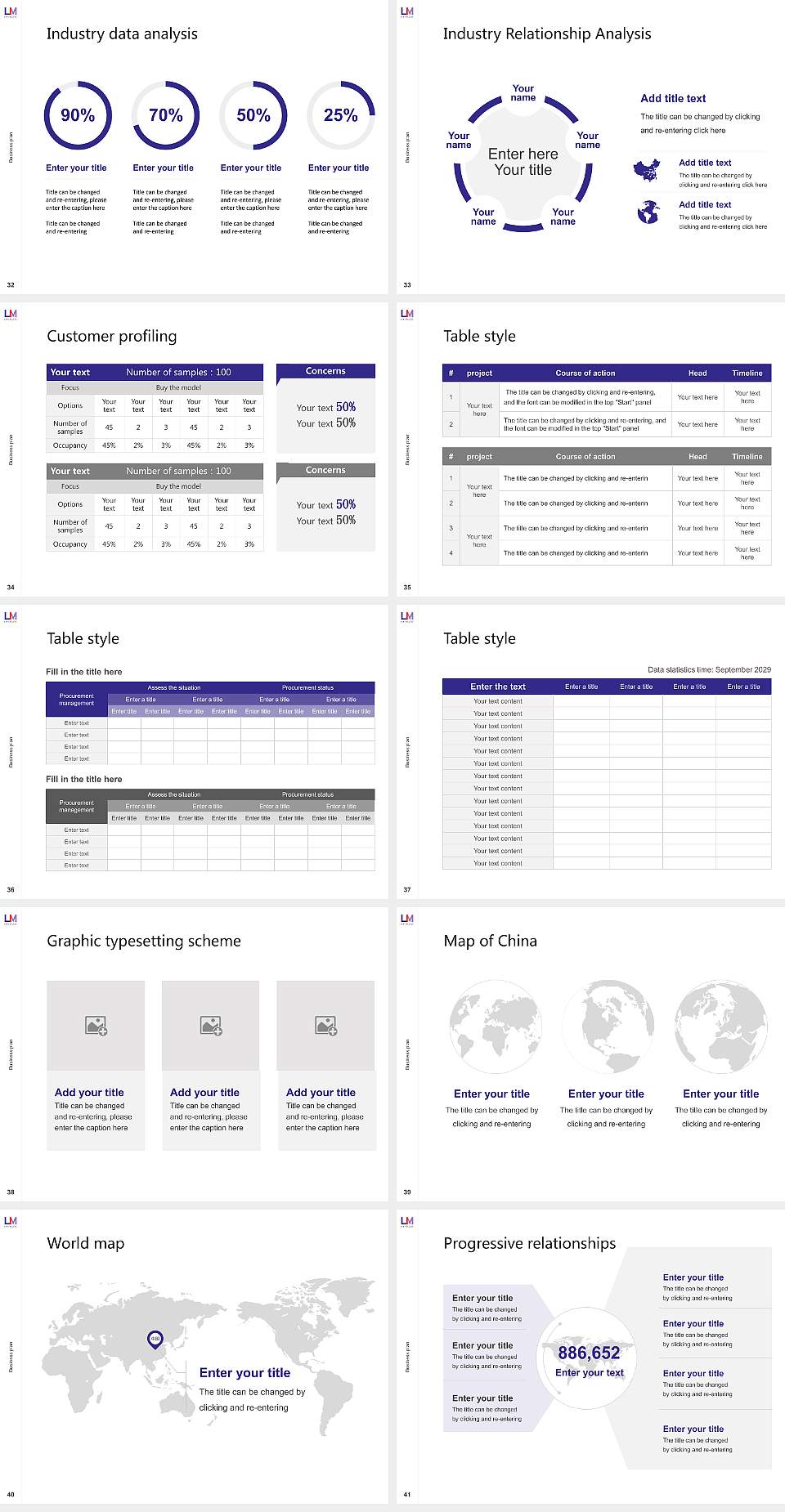 Lim College Competition/Entrepreneurship Contest PPT Template4:3 ratio PPT effect preview image5