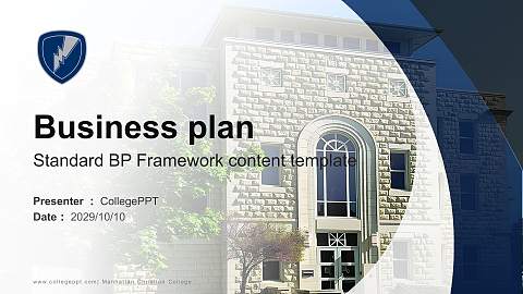 Manhattan Christian College Competition/Entrepreneurship Contest PPT Template