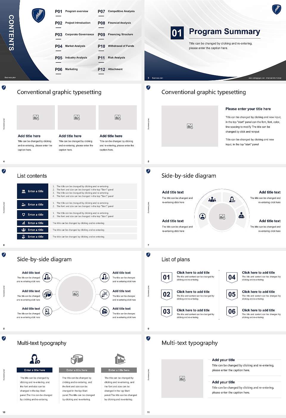 Manhattan Christian College Competition/Entrepreneurship Contest PPT Template16:9 ratio PPT effect preview image2