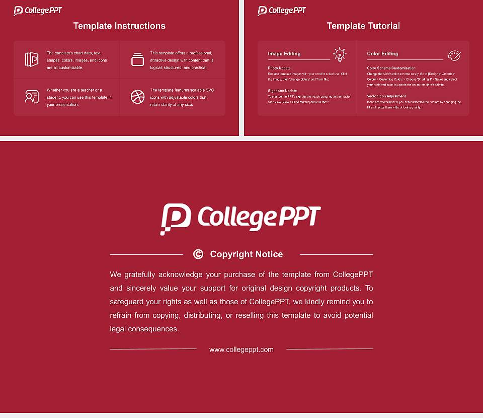 Lenoir-Rhyne University Course/Courseware Creation PPT Template16:9 ratio PPT effect preview image5