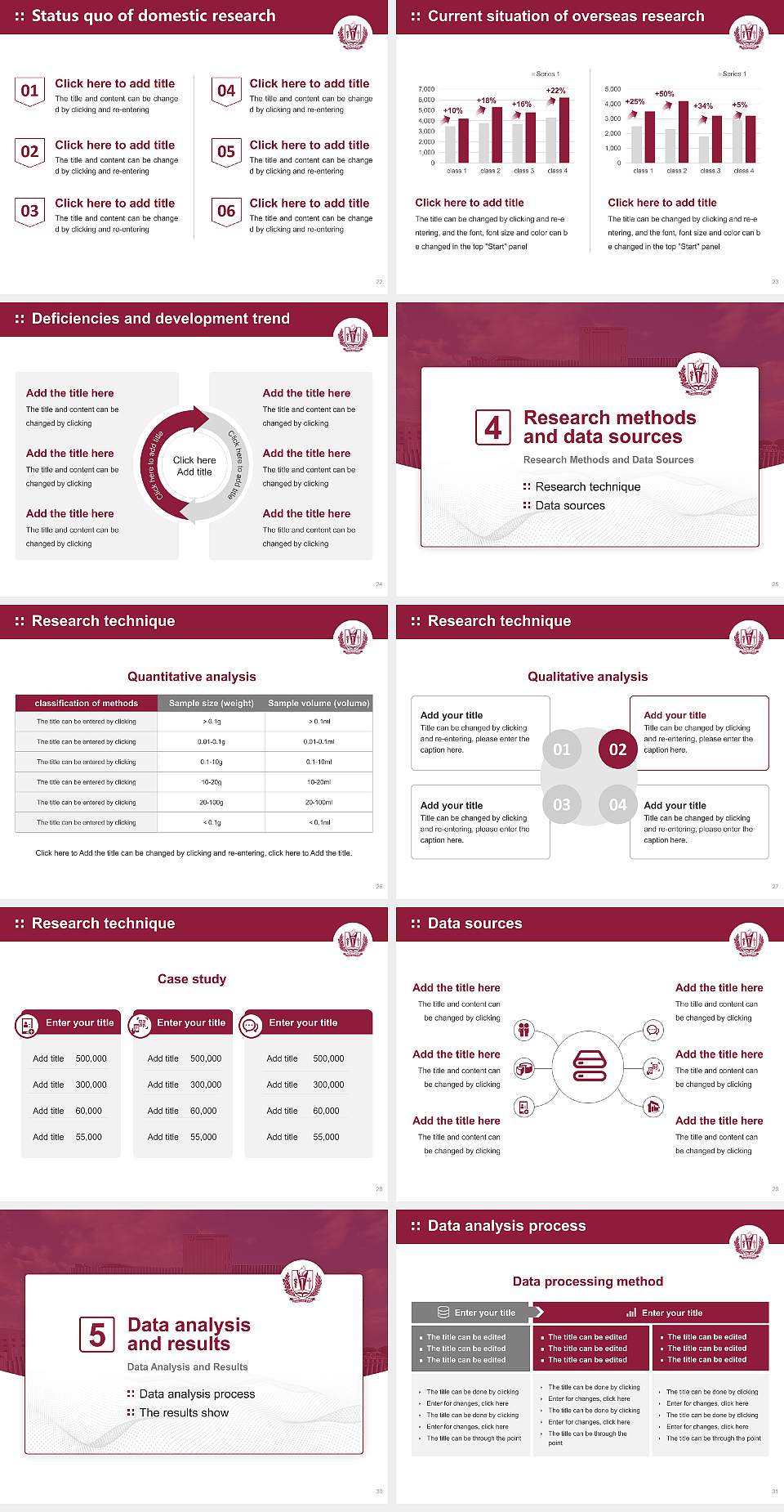 Loma Linda University Graduation Thesis Defense PPT Template4:3 ratio PPT effect preview image4