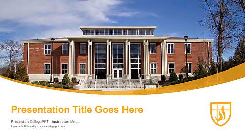 Lipscomb University Course/Courseware Creation PPT Template